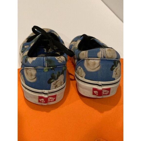 VANS Era Romantic Floral Shoes Sneakers Lapis Blue Women’s Sz 11.5, Men’s Sz 10 - Picture 10 of 14